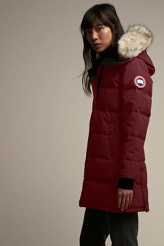Chamarras Canada Goose Mujer Mexico - Shelburne Abrigos Rojos KA7185624